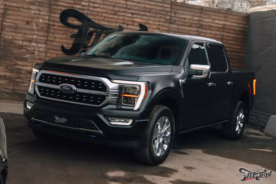 Установили пневмосистему с сигналом Тифон Т-37 на Ford F-150 Lobo. Инженерный отдел с 3d-моделированием в деле!